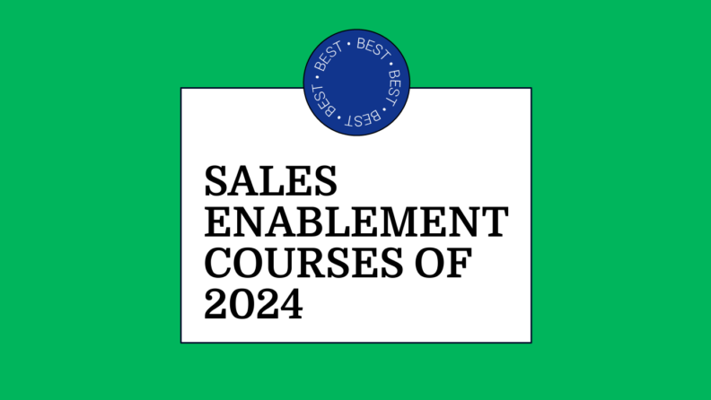 Sales enablement courses of 2024 generic best of