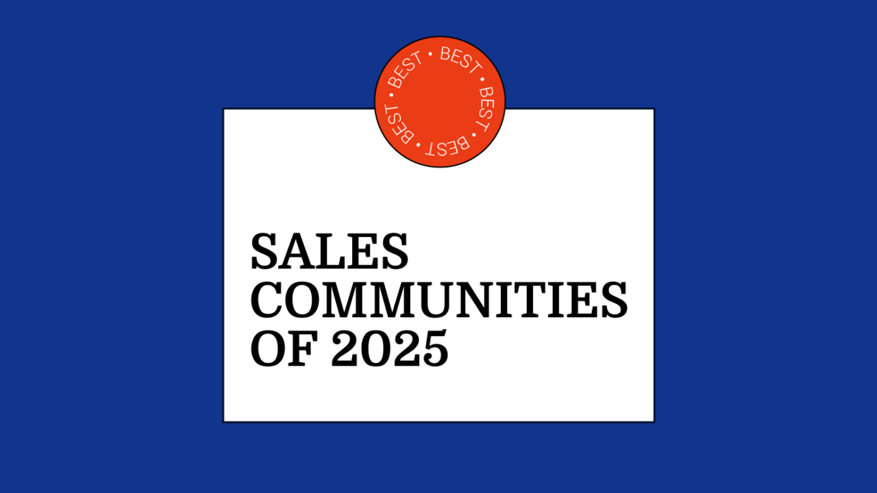 Sales communities of 2025 generic best of